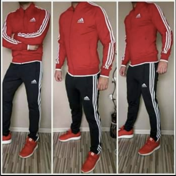 red tracksuit for men