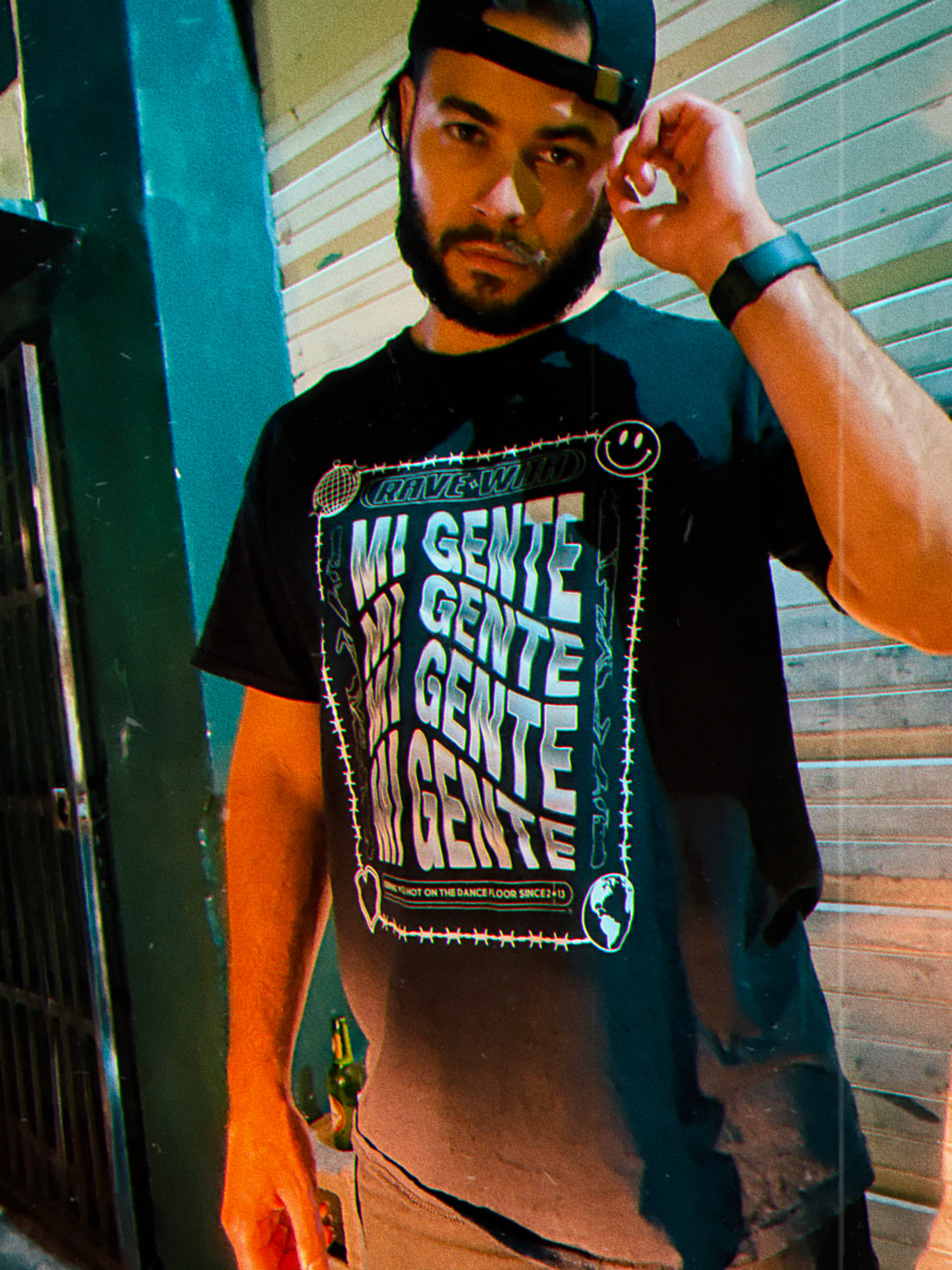 RWMG x Covetous Tee - Cyber Dancefloor shirt oraingopartners   