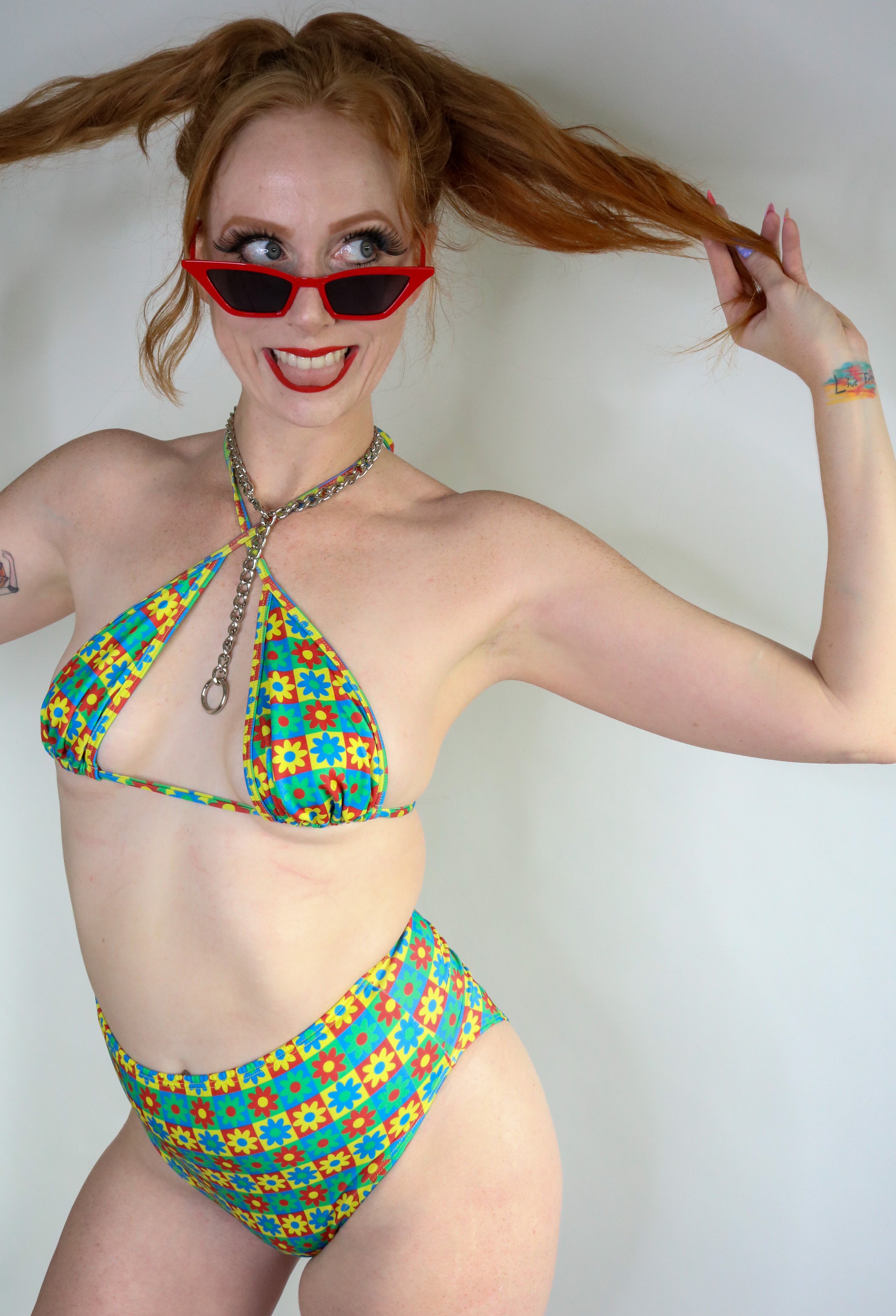 FLOWER BOMB BIKINI TOP bikini top oraingopartners   