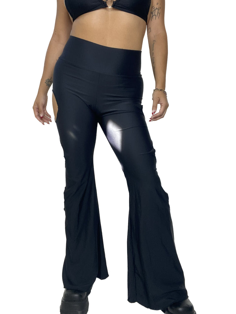 Black Cut Out Bell Bottoms BELL BOTTOMS oraingopartners   