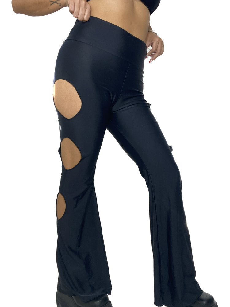 Black Cut Out Bell Bottoms BELL BOTTOMS oraingopartners   