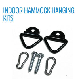 Indoor hammock hanging kit