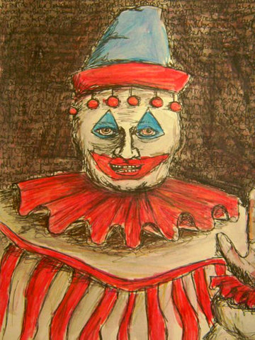 john wayne gacy clown art