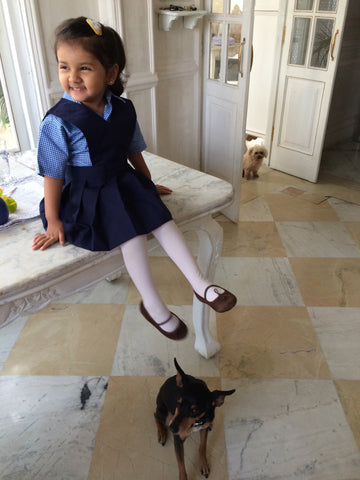first day at school, school life, daughter, beautiful home