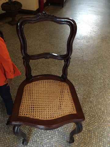 Rococo chair, beautiful and delicate, bruges elegant decor