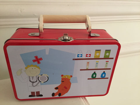 tin doctor set for kids, role-play toys