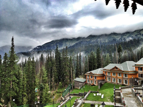 view from the khyber gulmarg