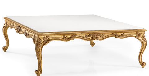 golden louis XV classic french center table