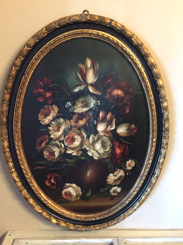 Oval Frame french louis XV swag frame