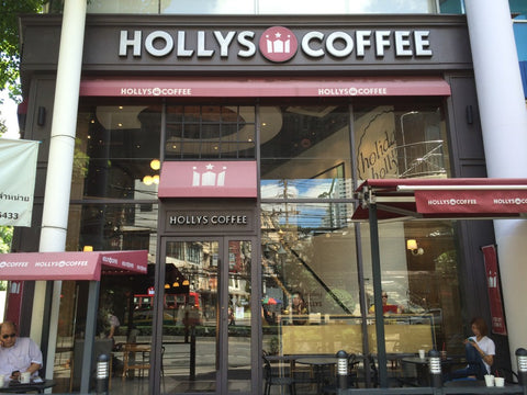 Hollys cafe bangkok coffee sukhomvit