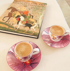 espresso coffee villeroy and boch with mughal book