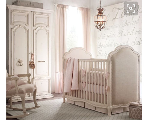 rocking chair in classic nursery