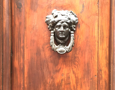 Louis XVI gorgeous bronze door knocker hardware