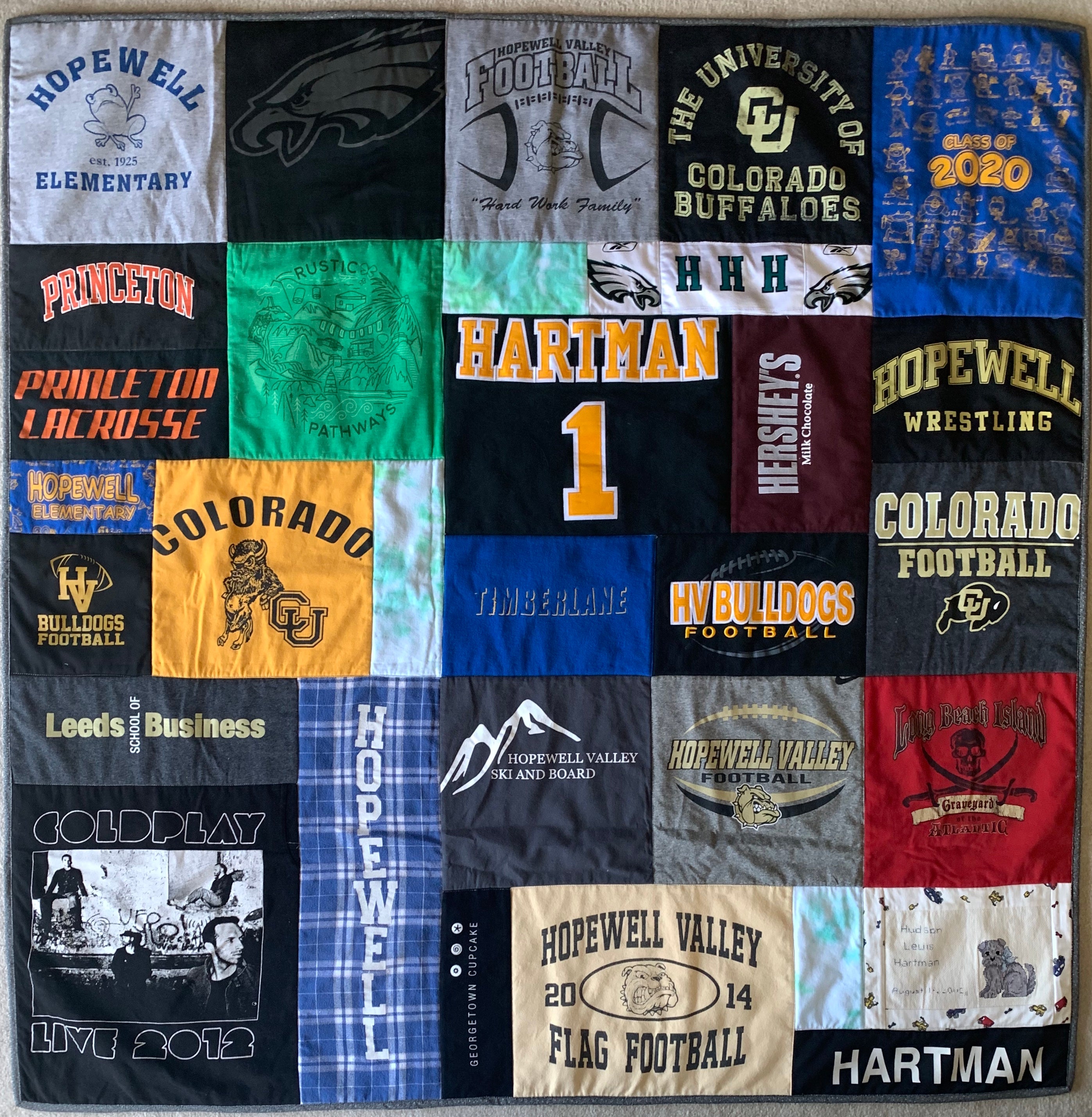 Extra Large T-shirt Quilt 60x60 – The Patchwork Bear