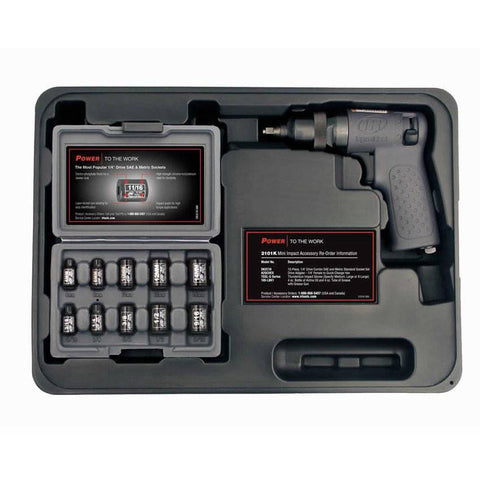 Impact Tool - IR Mini 1/4 In Impact Tool Kit