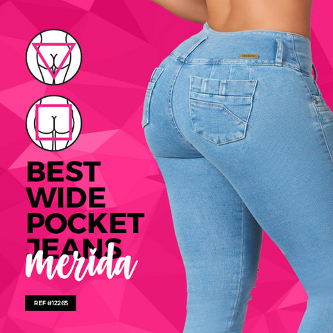 Best wide picket jeans