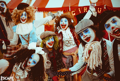 Performers at Escape Psycho Circus