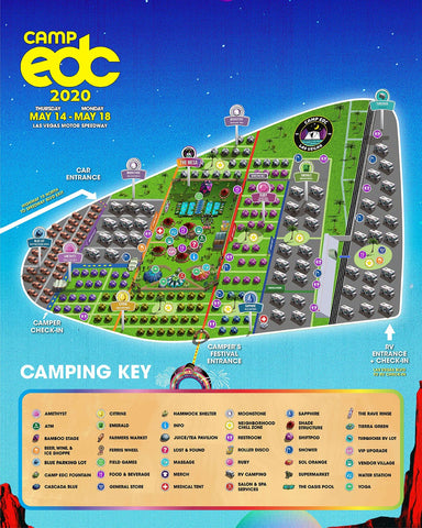 Camp EDC Map