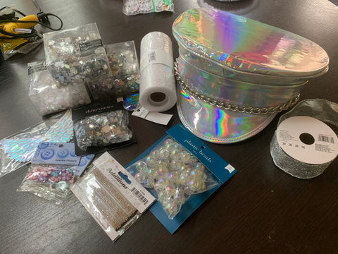 How to Make a Sequin Captains Hat