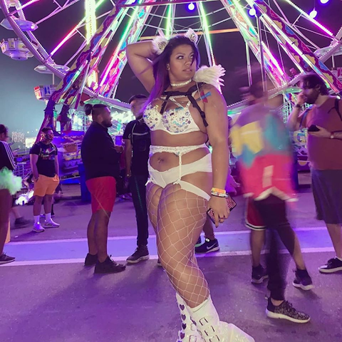 raver dressed as a fairy at EDCLV