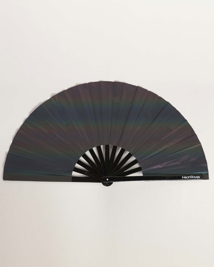 Catch the Light Rainbow Reflective Hand Fan-Rainbow-Front