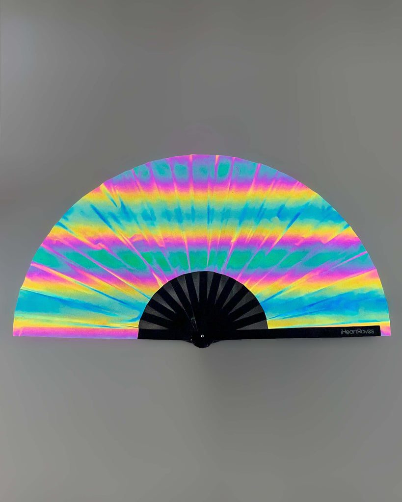 Catch the Light Rainbow Reflective Hand Fan-Rainbow-Reflective