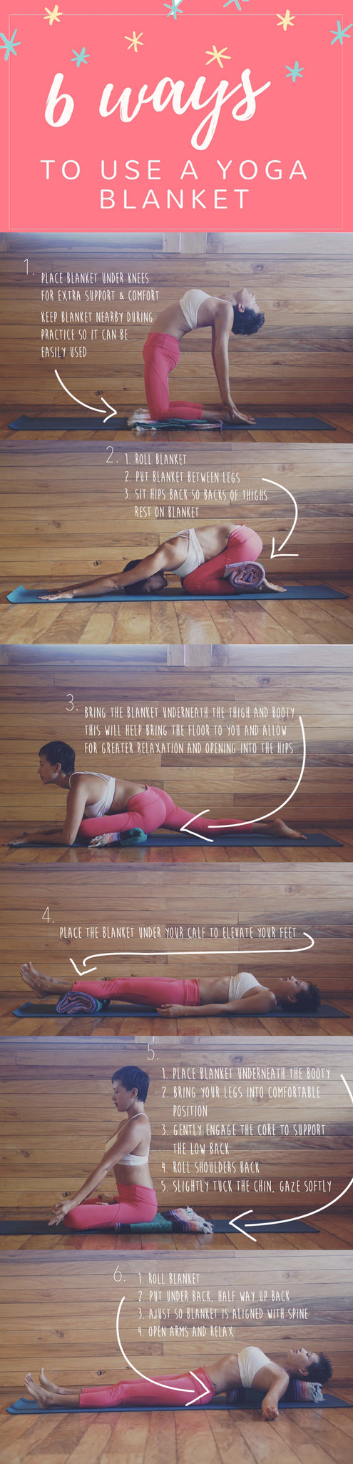 How to use a yoga blanket
