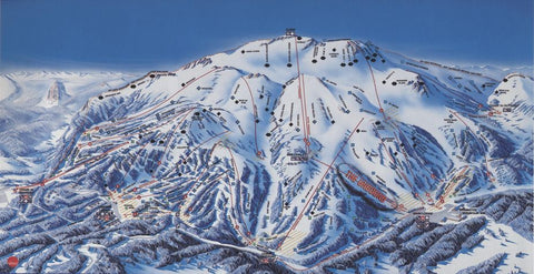 Mammoth mountain ski trails