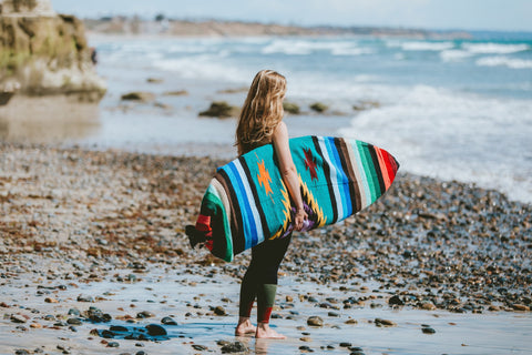 West path surfboard bag. Surfer.