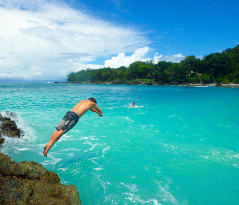 Costa Rica swimming, surfing