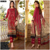 Embroidered Lawn Suit with Chiffon Dupatta (CEC-892) Annafeu Apparels