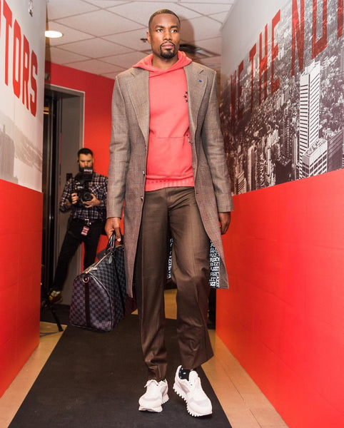 Serge Ibaka in a stylish outfit