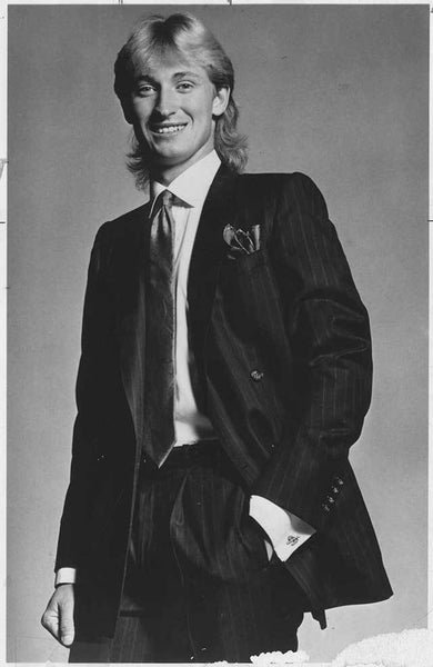 Wayne Gretzky in a suit