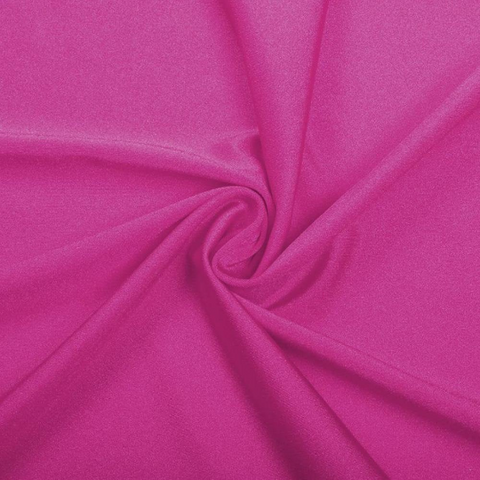 Plain Lycra Spandex Stretch Fabric Material (58") Sold by Yard Suitable for Active / Exercise Wear Fuchsia