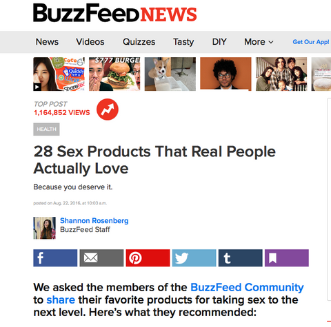 Buzzfeed 28 sex products real people actually love