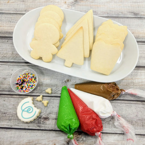Ensemble de biscuits à décorer THÈME NOËL