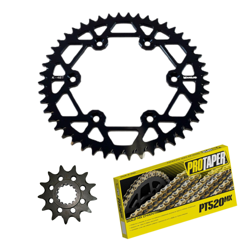 MOJO KTM Chain and Sprocket Kit Black | MOJO-KTM-CSK-BLK