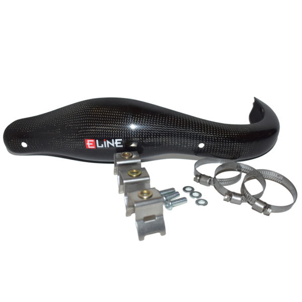 E-Line - Honda CRF450 FMF Megabomb Carbon Fiber Pipe Guard (R) '04-'08, (X) '05-'14 | HMB450