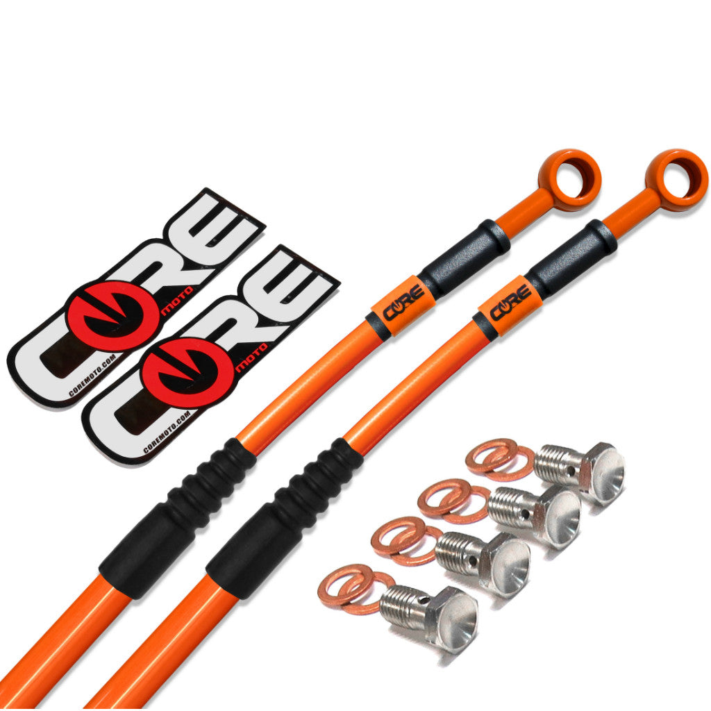 CORE MOTO - KTM Offroad Front and Rear Brake Line Combo Kit