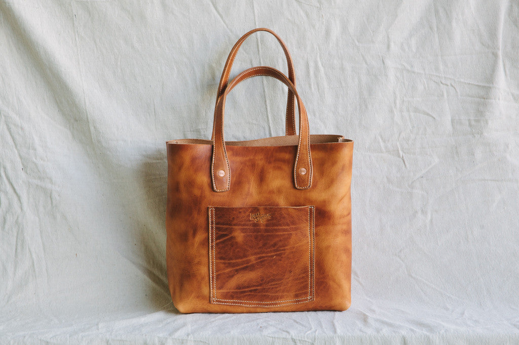 Made in USA Leather Tote
