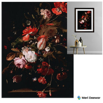 **Still Life with Flowers by Willem Van Aelst**