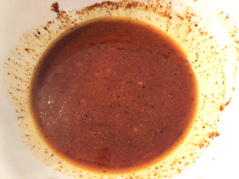up close photo of chili lime sauce