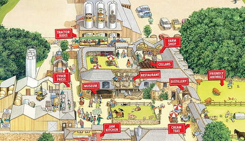 Healey Cyder Farm Map