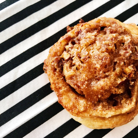 Candied Pecan Cinnamon Roll