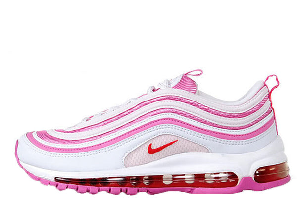 nike air 97 pink and white