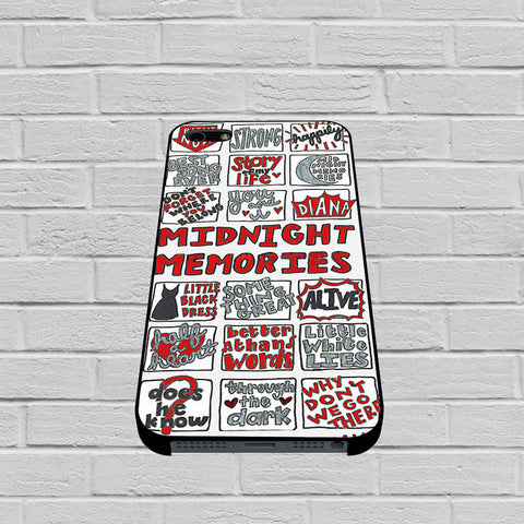One Direction Midnight Memories Collage case of iPhone case,Samsung Galaxy