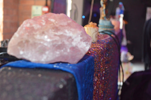 Glo Up Spirituality and Wellness Event Rose Quartz Crystal 