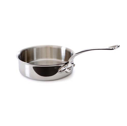 Stainless Steel Sautepan With Pouring Lip & Stainless Steel Handle