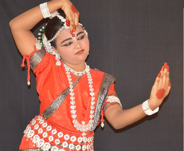 Odissi Costume Jewellery in Silver Filigree