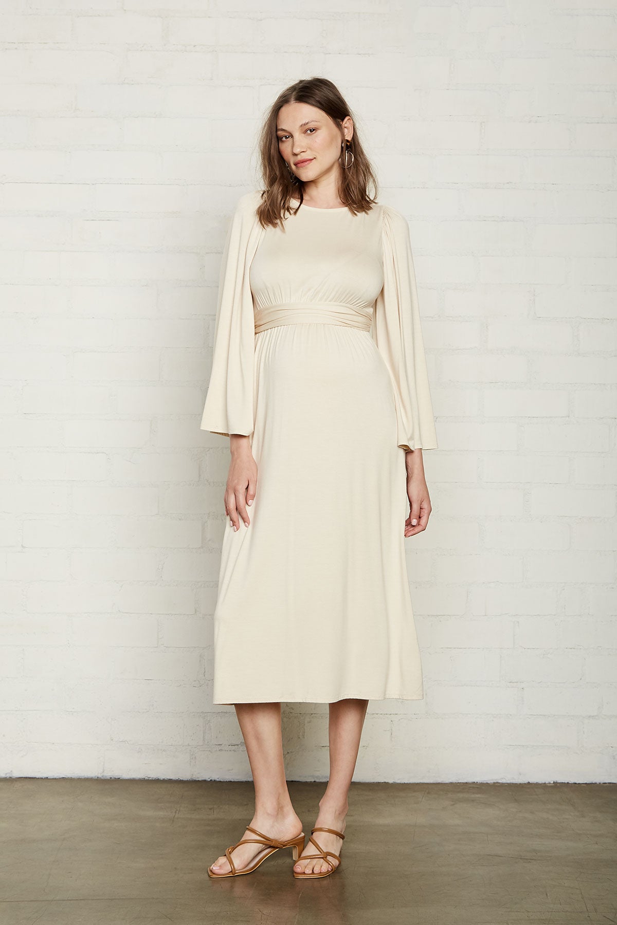 Jennie Dress - Cream, Maternity